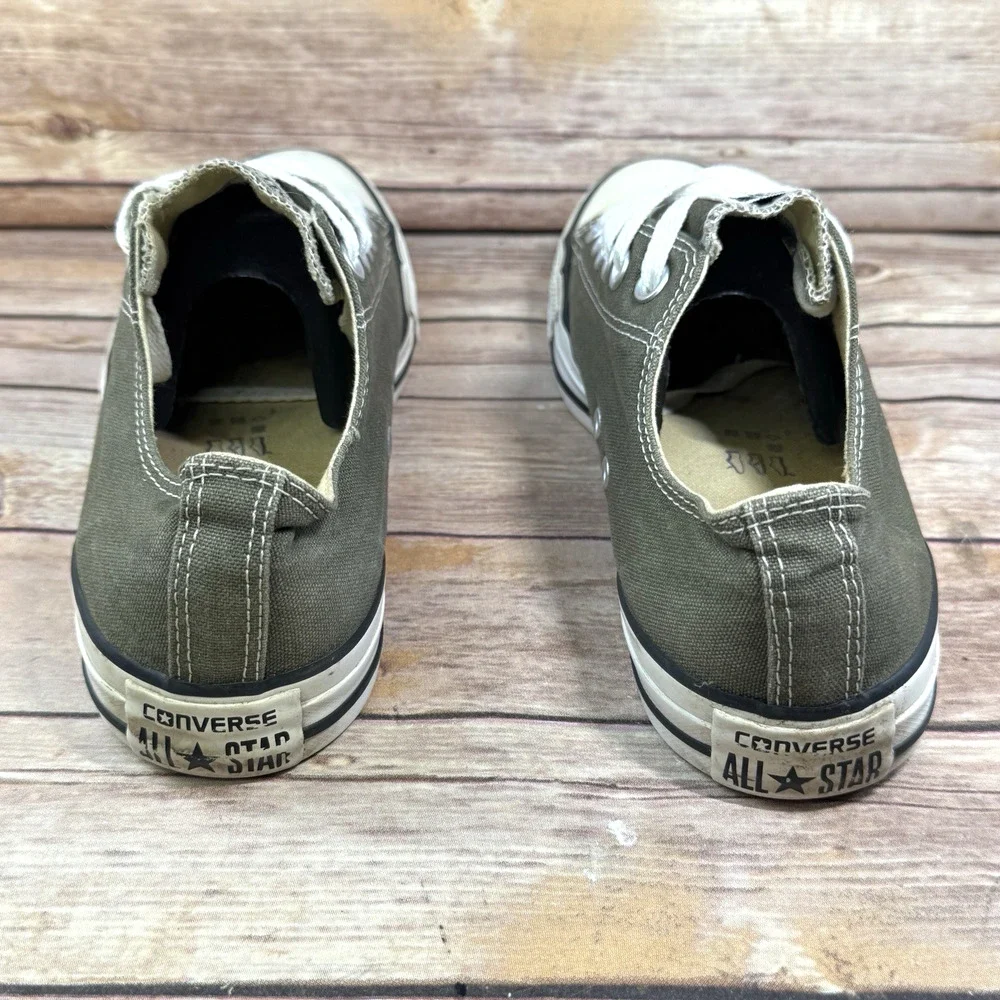 Converse All Start Chuck Taylor Olive Green Low Top Unisex Sneakers W9/M7